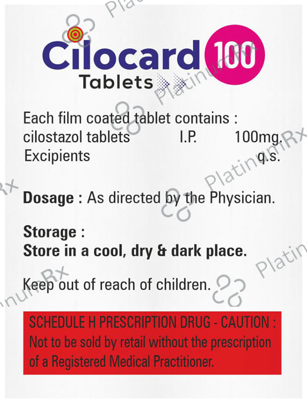 Cilocard 100mg Tablet
