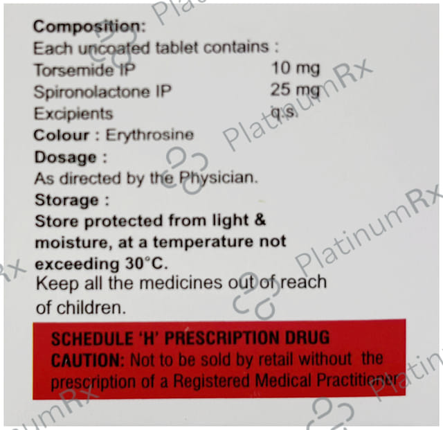 Torsitas Plus 25/10mg Tablet 15s