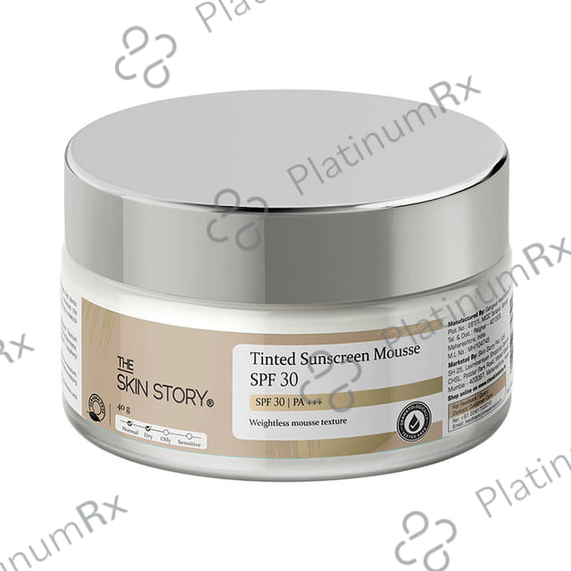 The Skin Story Tinted Sunscreen Mousse SPF 30 PA+++ Lotion 40gm