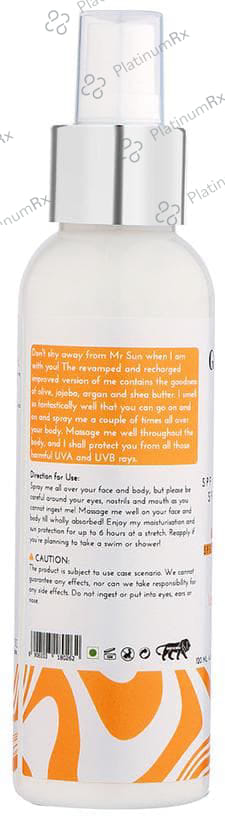 Greenberry Organics Sunscreen Spray SPF 40+ Lotion 120ml