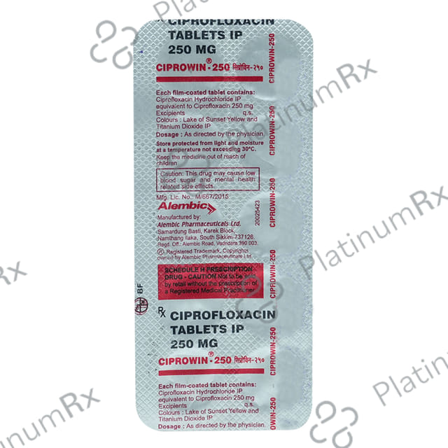 Ciprowin 250mg Tablet