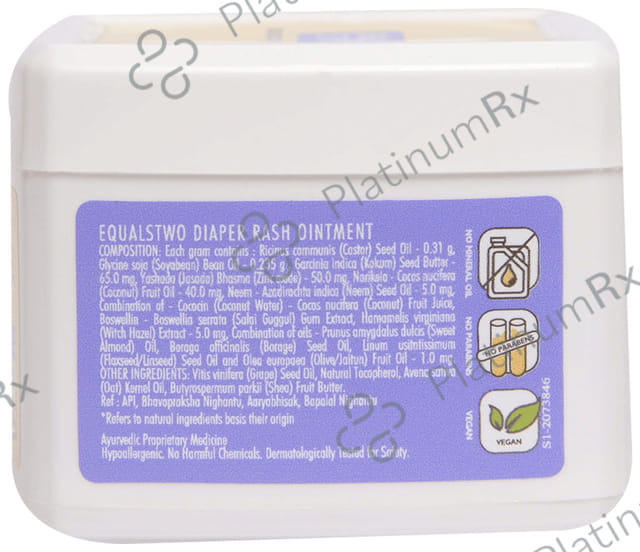 Equals Two Diaper Rash Ointment 50gm