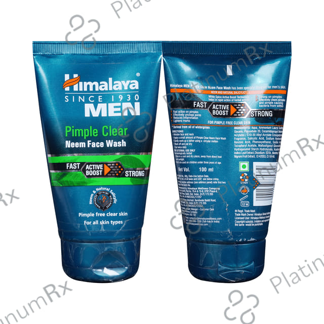 Himalaya Men Pimple Clear Neem Face Wash 100ml