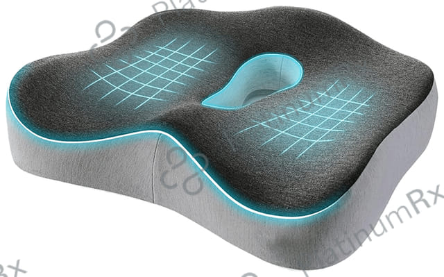 EcommerceHub Orthopedics Memory Foam Coccyx Orthopaedic Seat Cushion for Wheelchair & Mobility