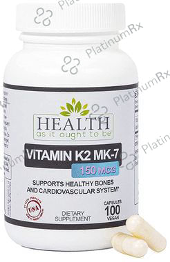Health As It Ought To Be Vitamin K2 MK-7 150mcg Vegan Capsule
