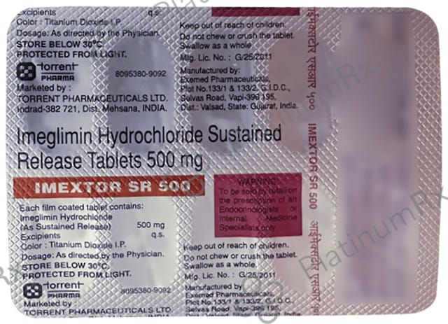 Imextor SR 500mg Tablet 10s