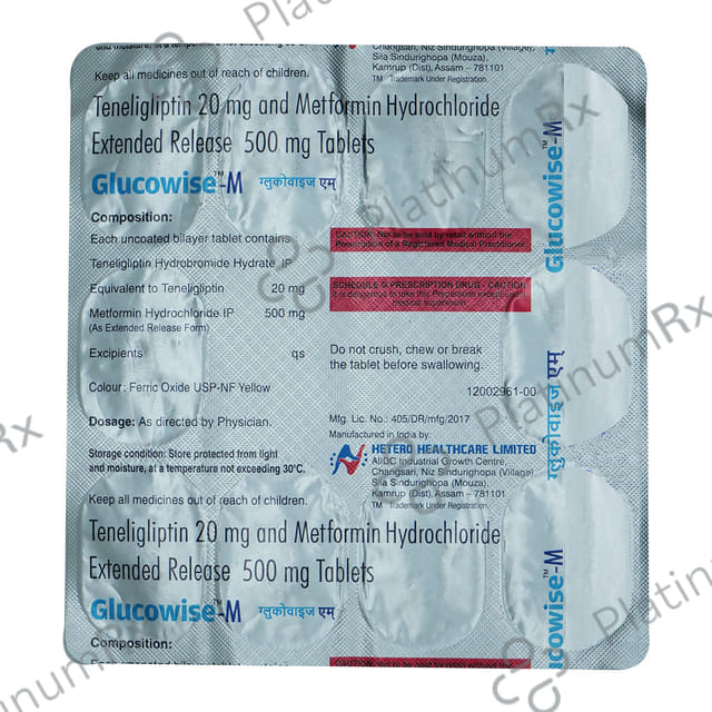Glucowise M Tablet 10s