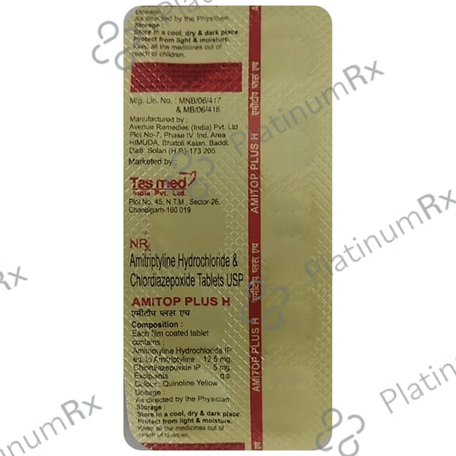 Amitop Plus H 12.5/5mg Tablet 10s