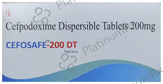 Cefosafe 200mg DT Tablet 10s