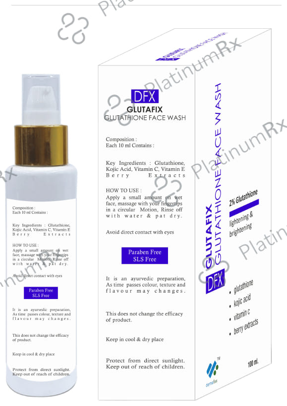 Dermafix Glutafix Glutathione Face Wash