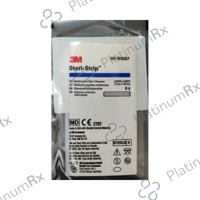 3M Steri-Strip Reinforced Adhesive Skin Closures R1547 1 Strip