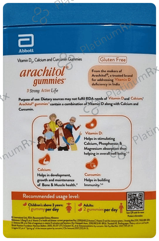 Arachitol Gummies Orange Flavour 30s