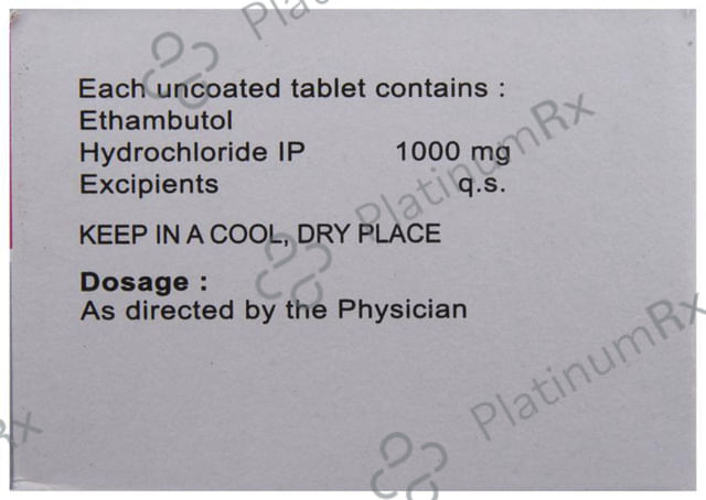 Mycobutol 1000 Tablet