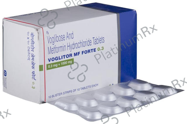 Voglitor MF Forte 1000/0.3mg Tablet 10s