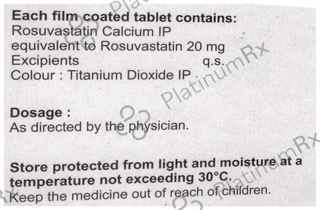 Rosave 20mg Tablet 15s