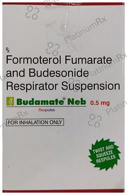Budamate Neb 0.5mg Respules 2ml 5 Respules