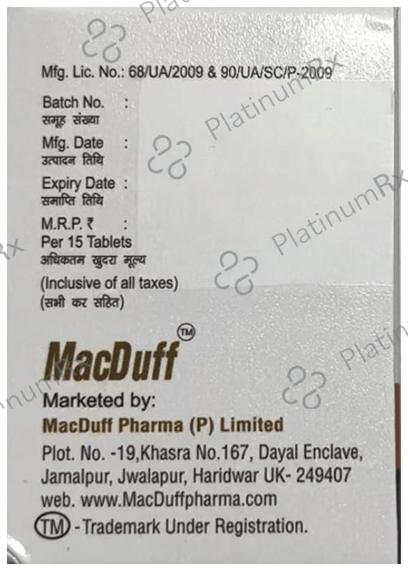 Caliduff XT Tablet 15s