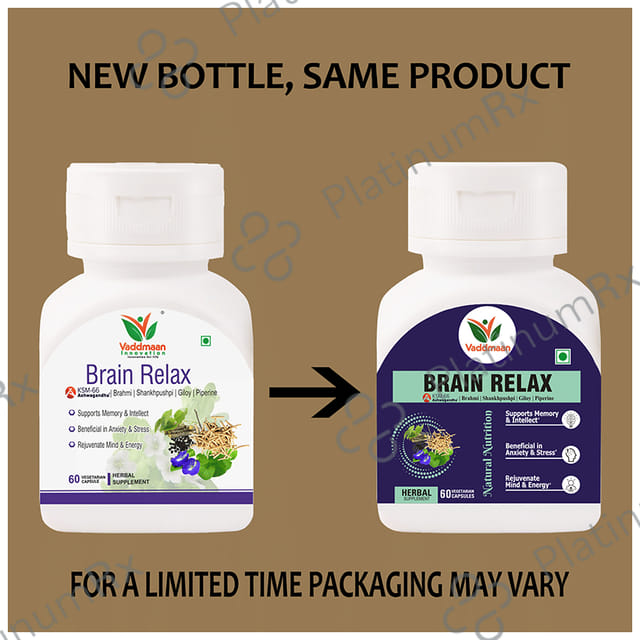 Vaddmaan Brain Relax Vegetarian Capsules