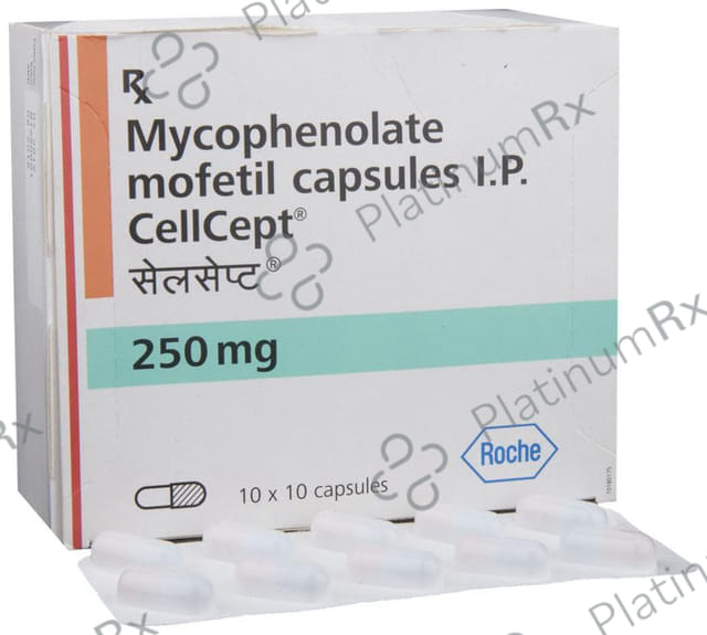 Cellcept 250mg Capsule 10s