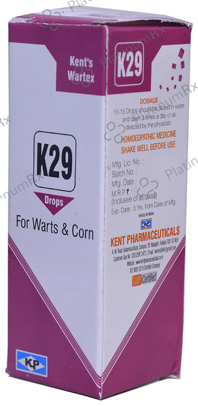 Kent's K29 Warts & Corn Oral Drops