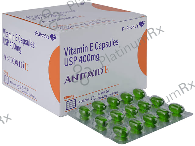Antoxid E 400mg Capsule 15s