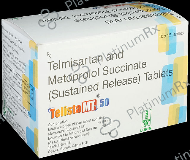 Telista MT 50/40mg Tablet SR 15s