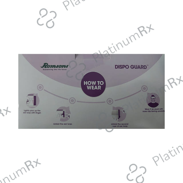 Romsons Dispo Guard 3 Ply Mask