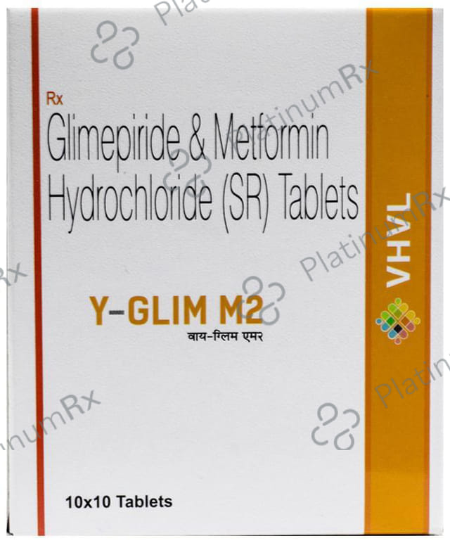 Y Glim M 2mg/500mg Tablet SR
