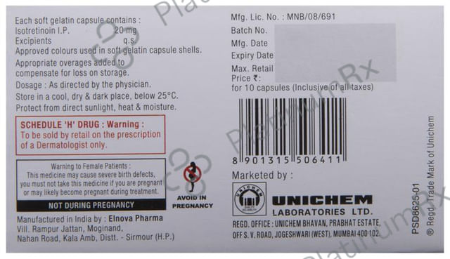 Acnex 20mg Capsule 10s