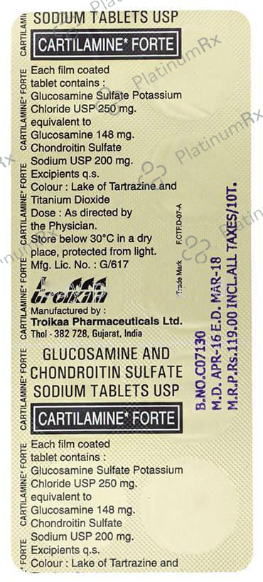Cartilamine Forte Tablet