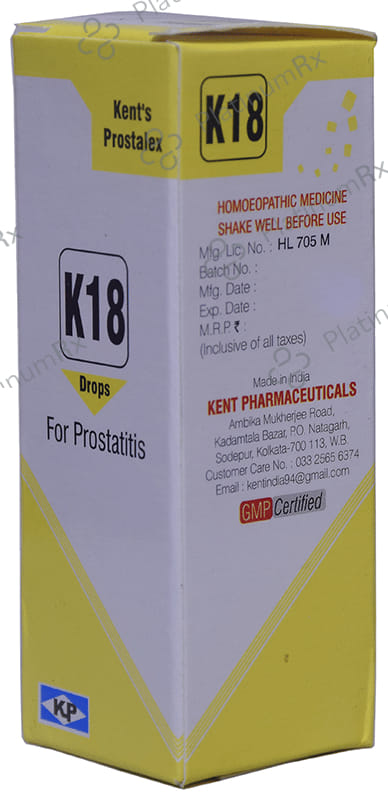 Kent's K18 Prostatitis Oral Drops