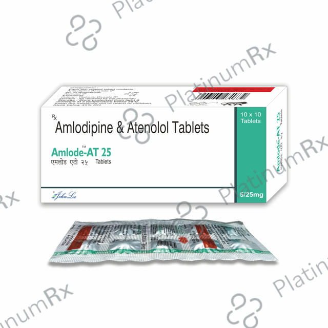 Amlode AT 5/25mg Tablet 10s