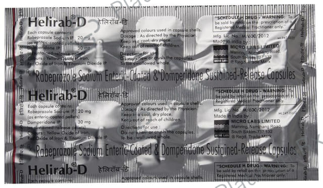 Helirab D 30/20mg SR Capsule 10s
