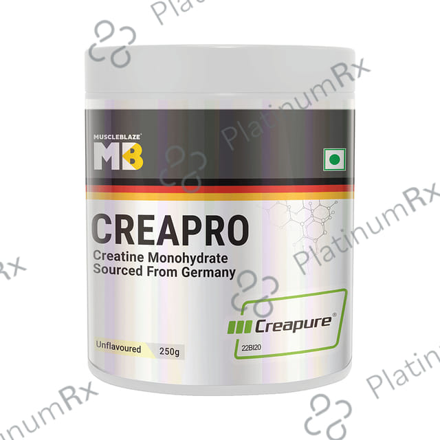 MuscleBlaze Creapro Creatine - With Creapure for Lean Muscles, Energy & Strength -