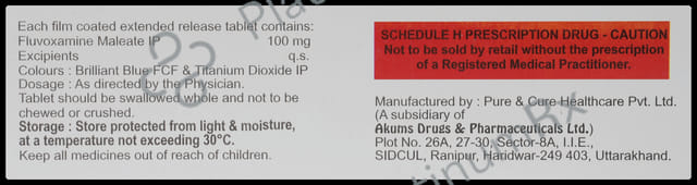 Obsace ER 100mg Tablet 10s