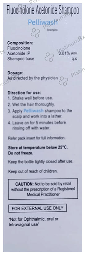 Pelliwash 0.01% Shampoo 100ml