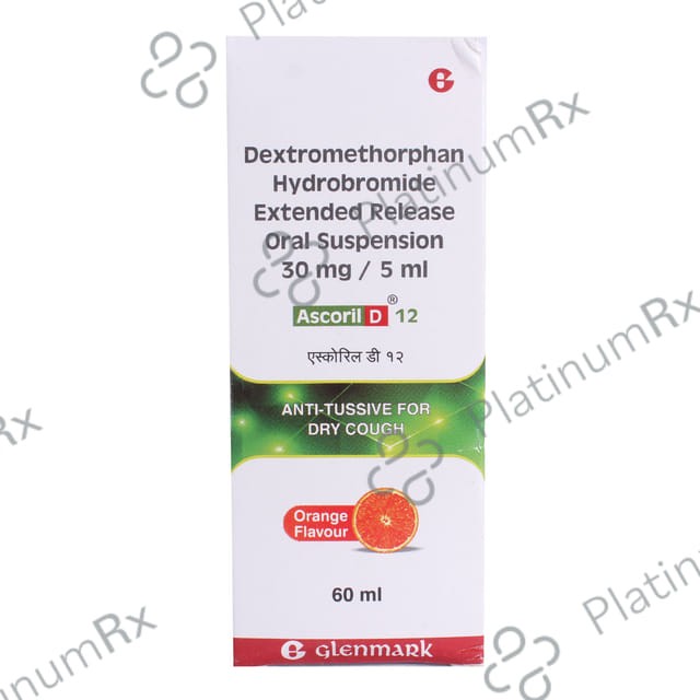 Ascoril D 12 Oral Suspension Orange 60ml