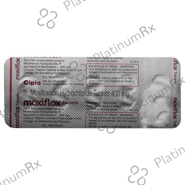 Moxiflox 400mg Tablet 5s