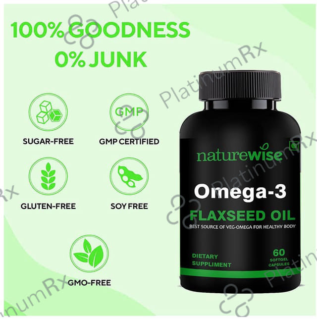 Naturewise Omega 3 Flex Seed Oil Softgel Capsule 60s