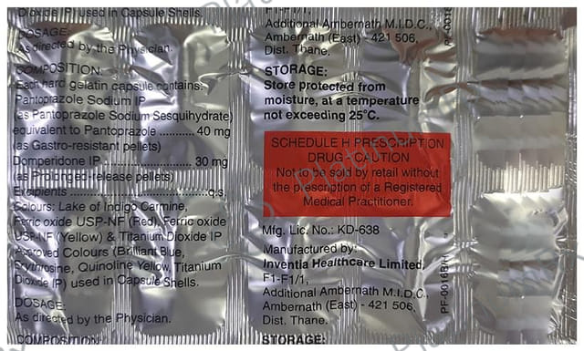Zipant DSR 30/40mg Capsule PR 10s