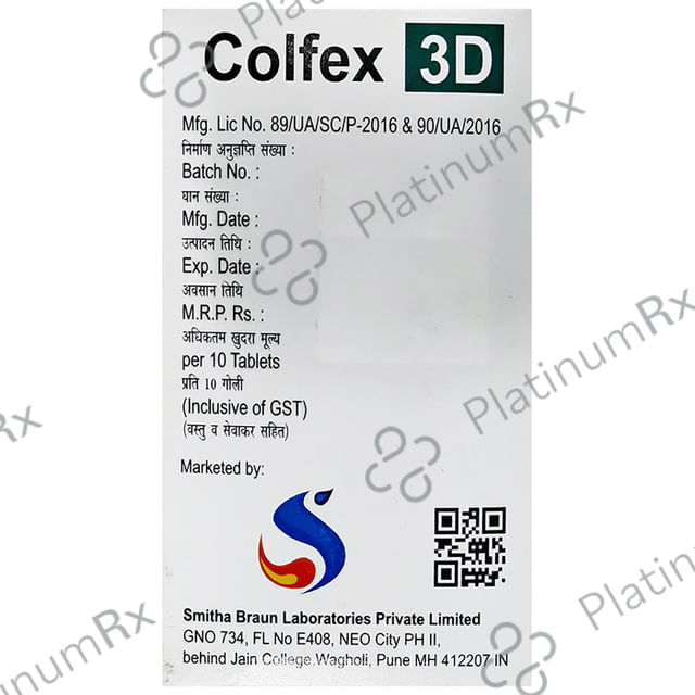 Colfex 3D Tablet SR