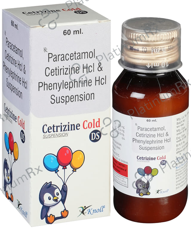 Cetrizine Cold DS Syrup 60ml
