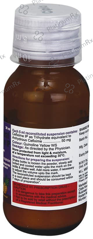 Cefix 50mg Dry Syrup 30ml