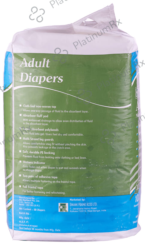 Frank Ross Pharmacy Adult Diaper Medium 10s
