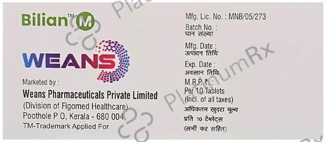 Bilian M 20/10mg Tablet 10s