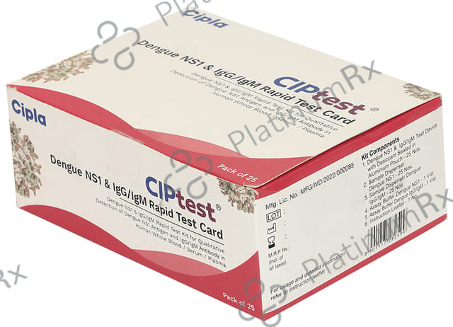 Ciptest Dengue NS1 & IgG/IgM Rapid Test Card