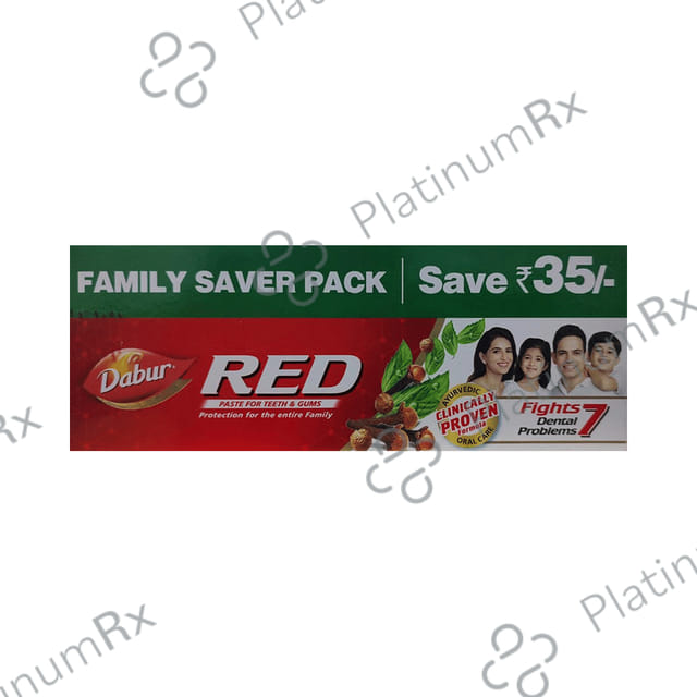 Dabur Red Toothpaste Family Saver Pack 1s