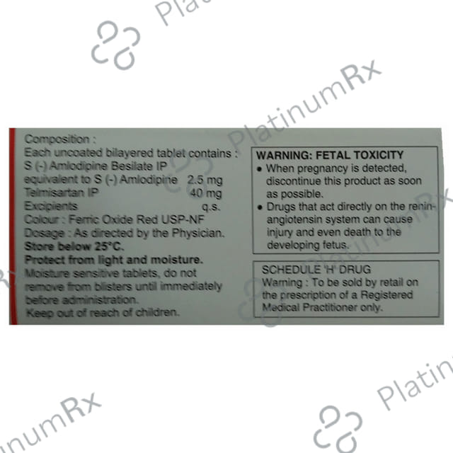 Temsan AM 2.5/40mg Tablet 15s