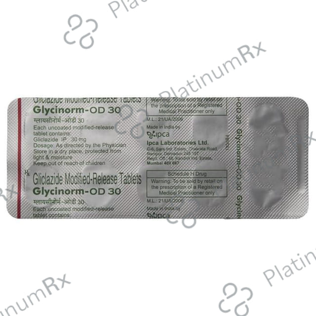 Glycinorm OD MR 30mg Tablet 10s