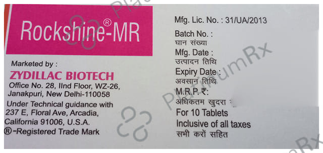 Rockshine MR Tablet 10s